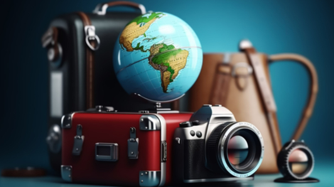 900-travel-and-tourism-concept-luggage-camera-and-globe-on-blue-background